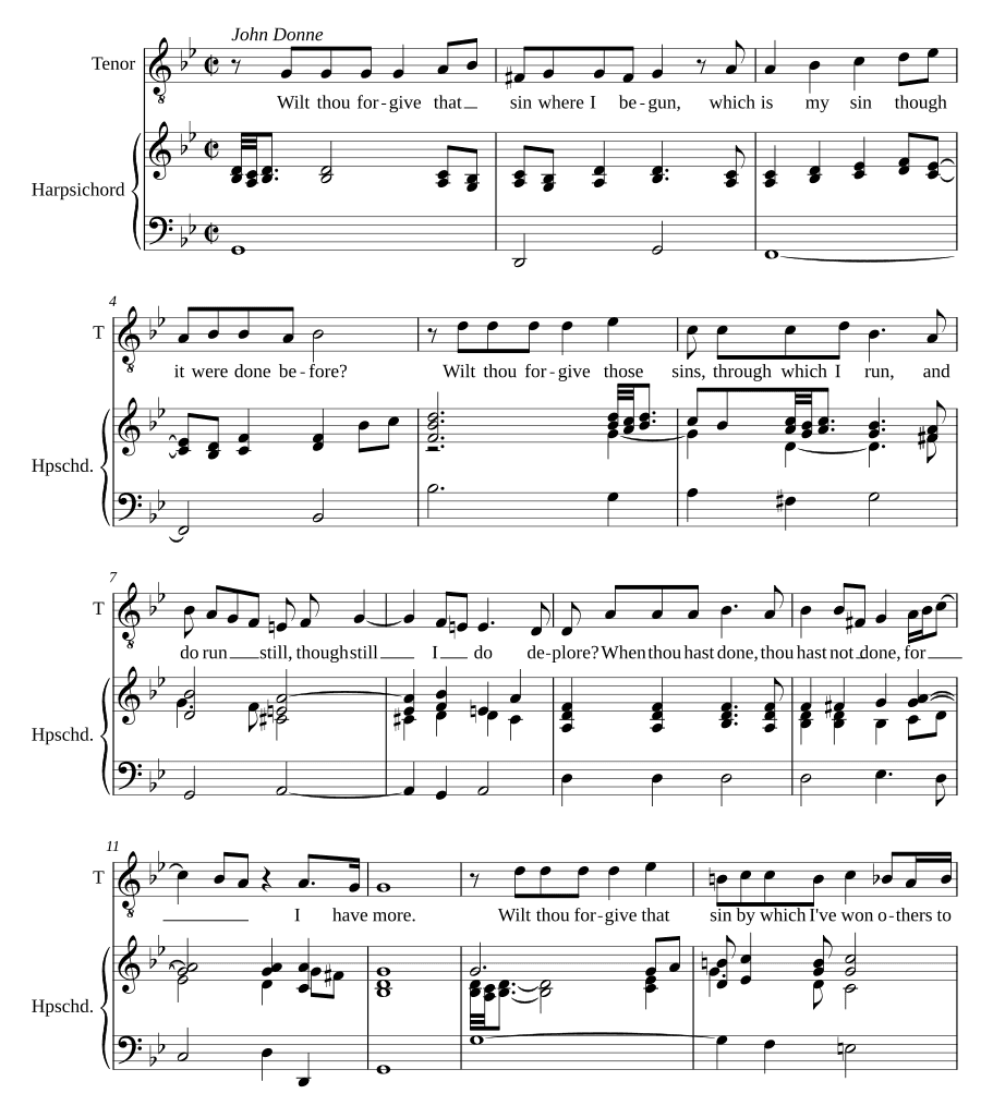 Гимн Богу Отцу (A hymn to God the Father)