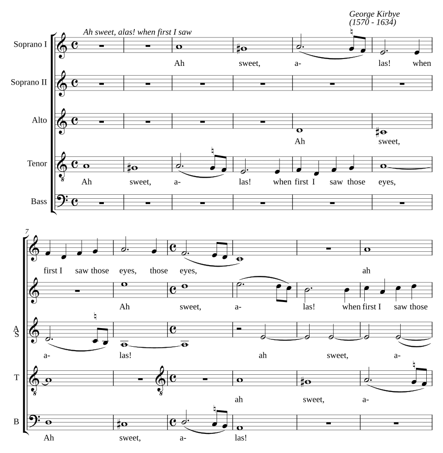 Ах, сладко, увы! когда впервые я увидел (Ah sweet, alas! when first I saw)