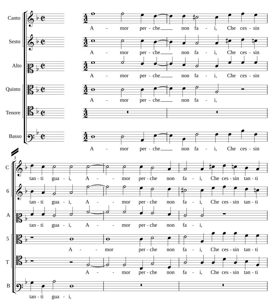Любовь, почему ты не делаешь (Amor perche non fai)