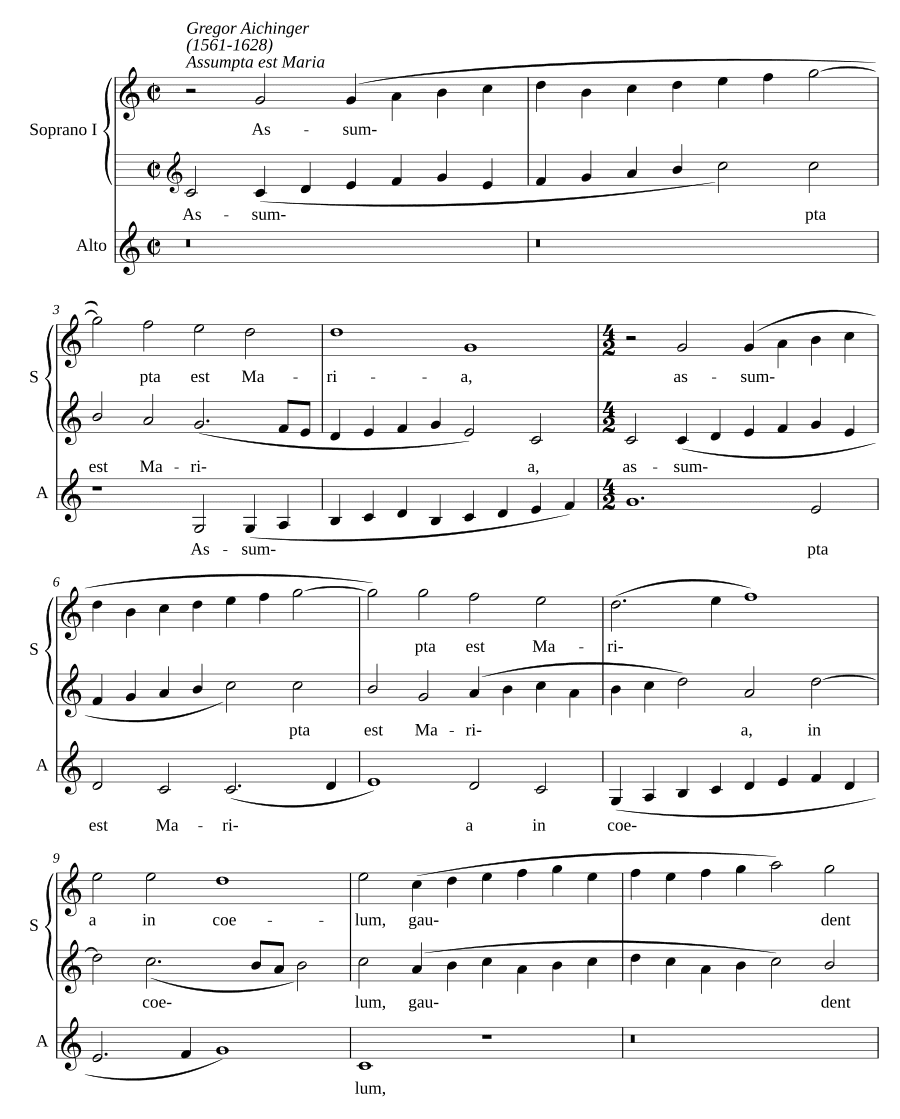 Вознесена Мария (Assumpta est Maria)