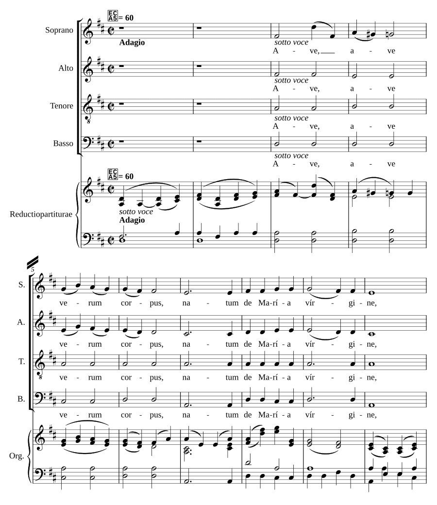 Ave verum corpus, KV 618