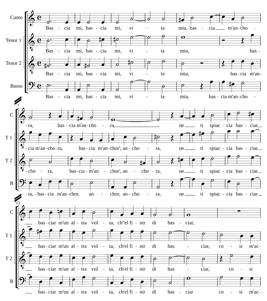 Поцелуй меня, жизнь моя (Basciami vita mia) (Ноэ Фаньен)