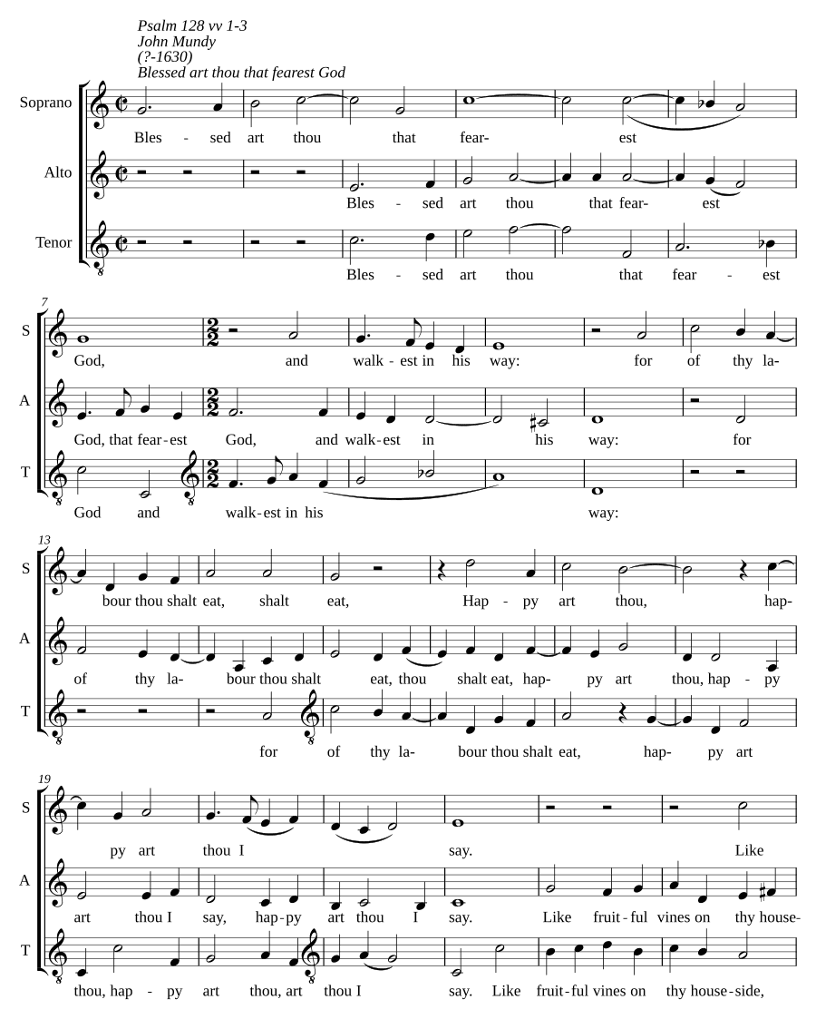Блажен ты, кто боишься Бога (Blessed art thou that fearest God)