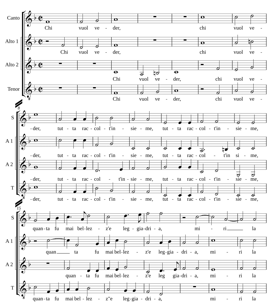 Кто хочет видеть (Chi vuol veder)