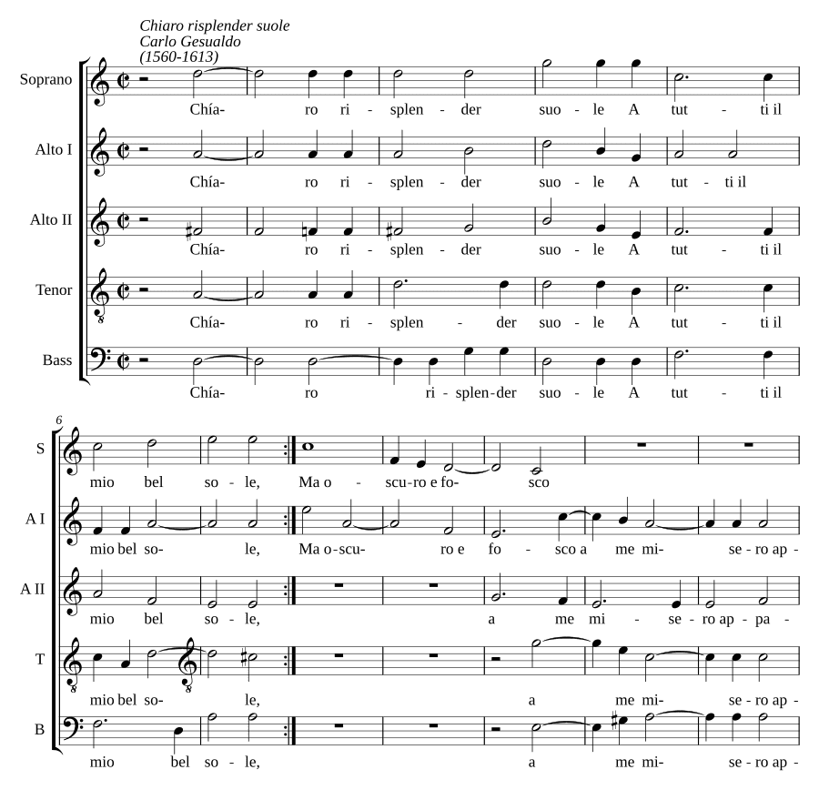 Ярко светит (Chiaro risplender suole)