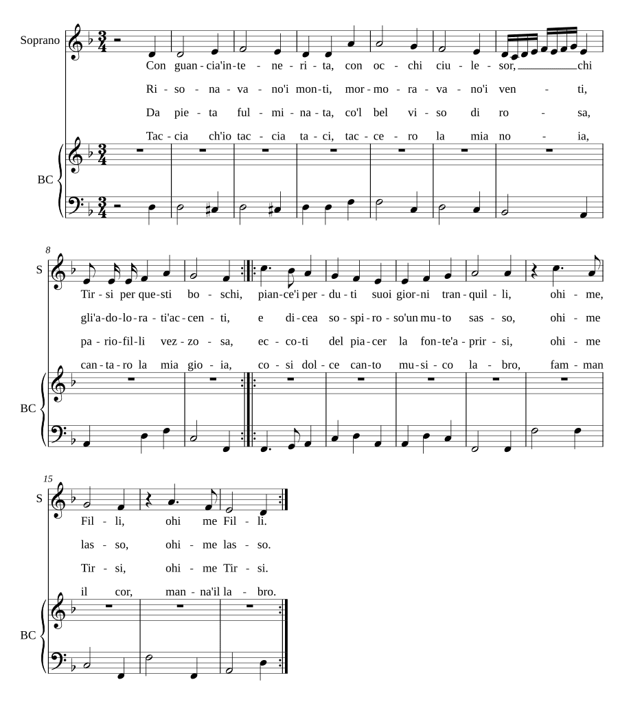 С нежным румянцем (Con guancia intenerita)
