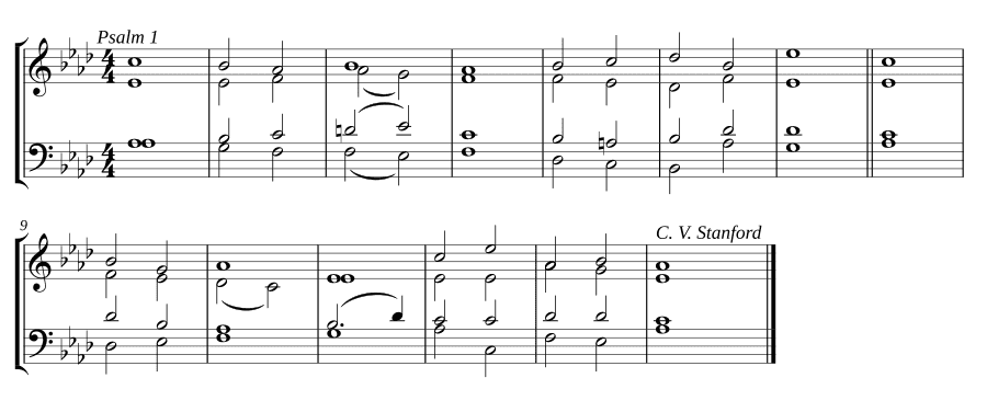 Двойной распев ля-бемоль мажор (Double chant in A-flat major)