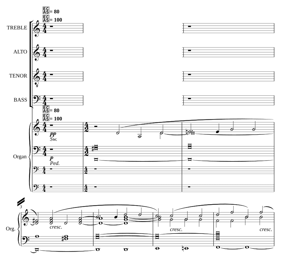 Magnificat and Nunc dimittis in B flat