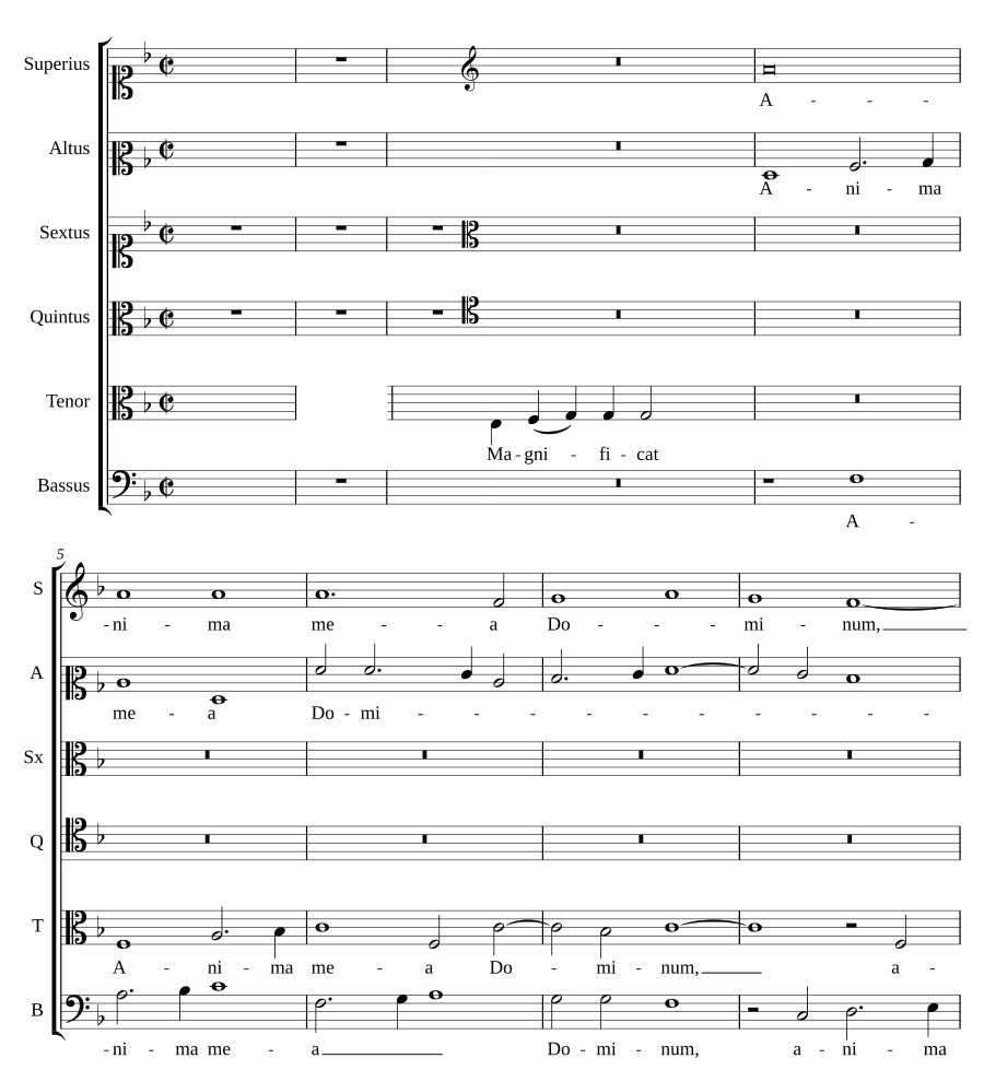 Величит душа моя Господа шестого тона (Magnificat sexti toni)