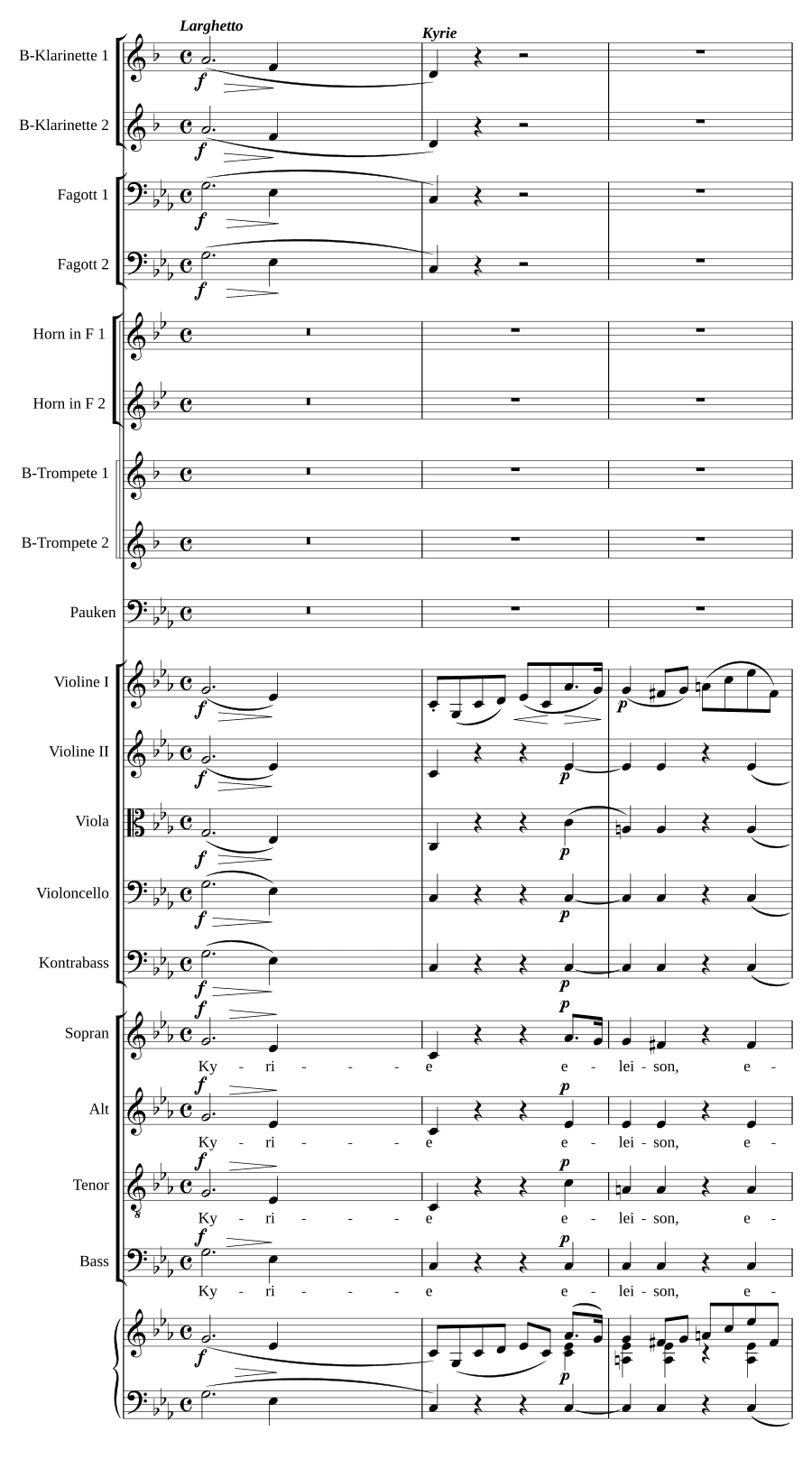 Третья месса, соч. 29 № 3 (Dritte Messe, Op. 29/3)