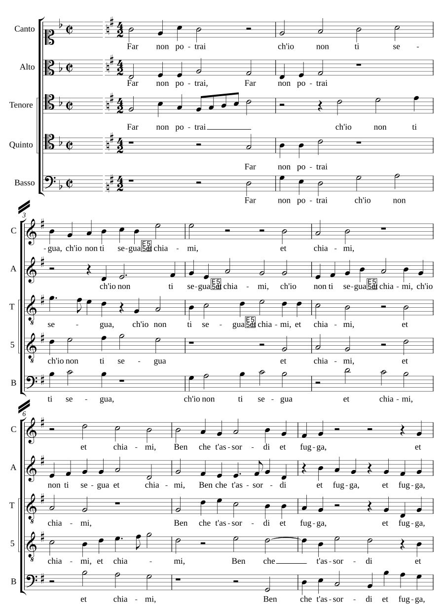 Ты не сможешь заставить меня (Far non potrai ch'io non)
