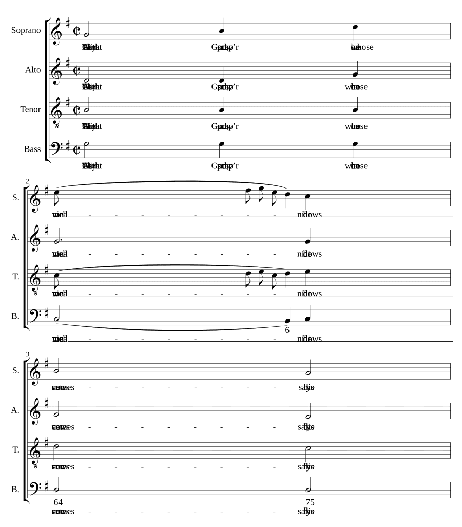 Великий Бог, чьё универсальное владычество (Great God, whose universal sway)