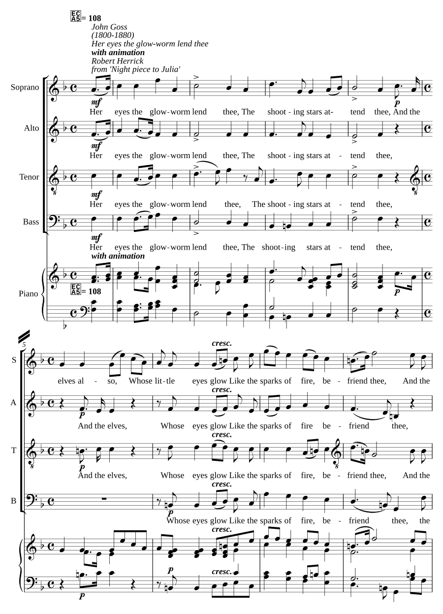 Ее глаза светлячка тебе одолжили (Her eyes the glow-worm lend thee)