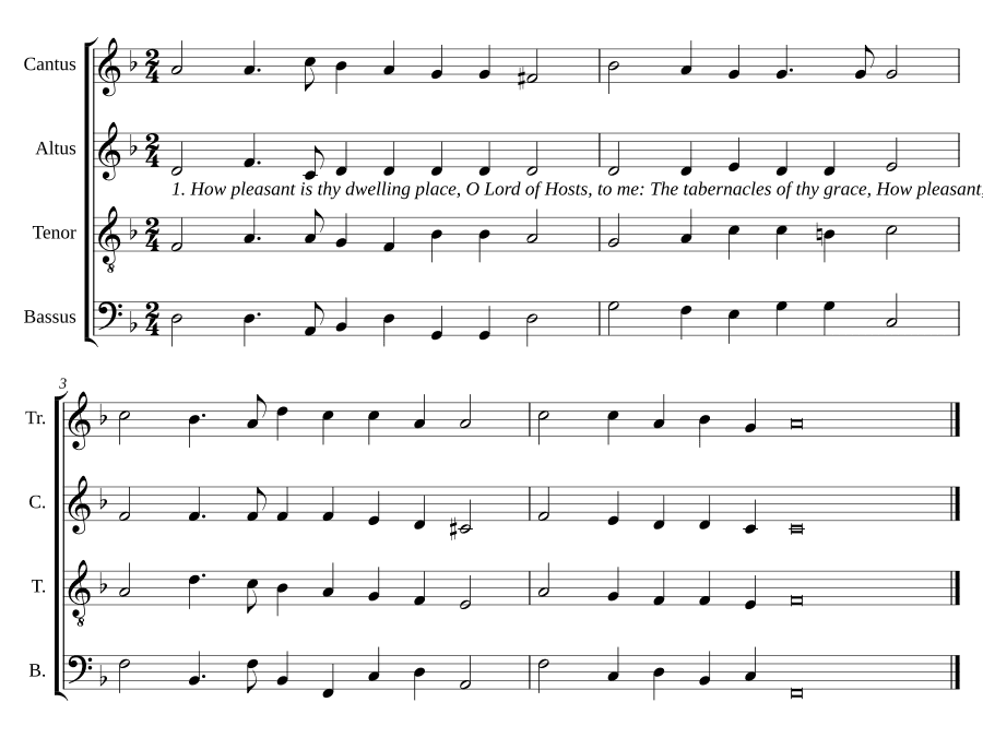 Как приятна обитель Твоя (How pleasant is thy dwelling place)