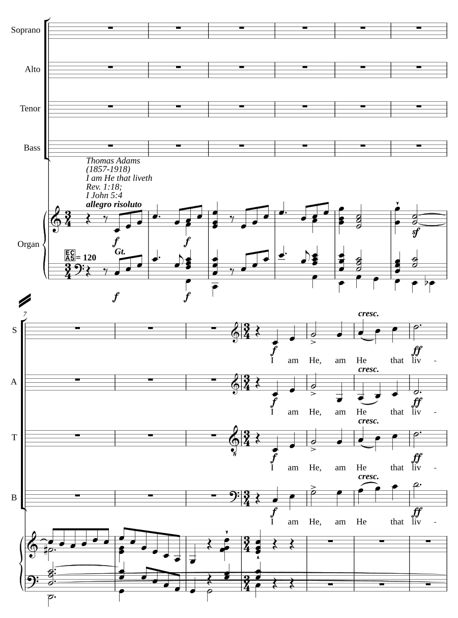 Я живущий (I am He that liveth)