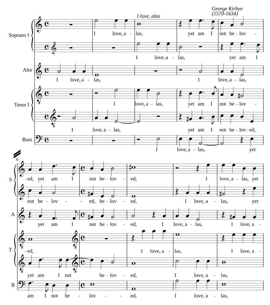 Я люблю, увы, но не любим (I love, alas, yet am I not beloved)