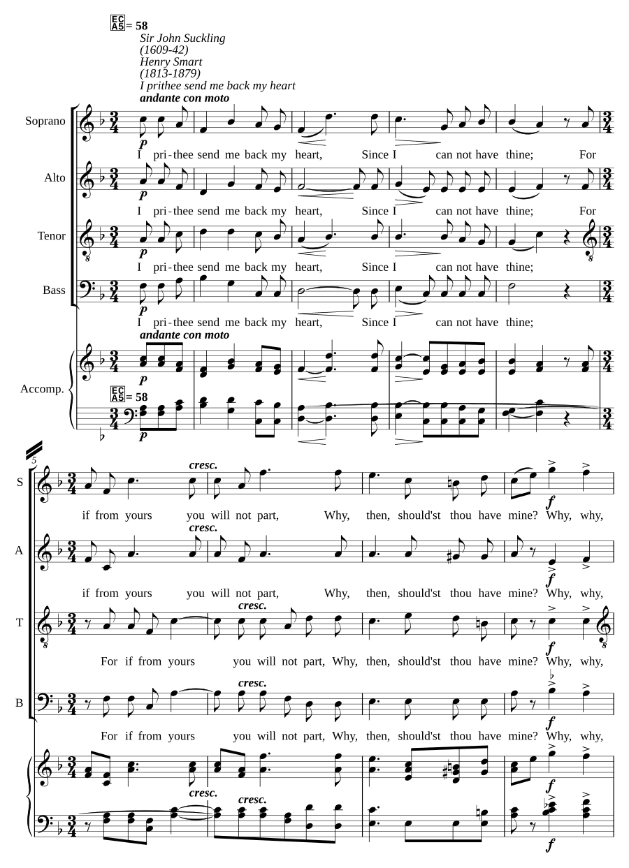 Прошу, верни мне сердце (I prithee send me back my heart)