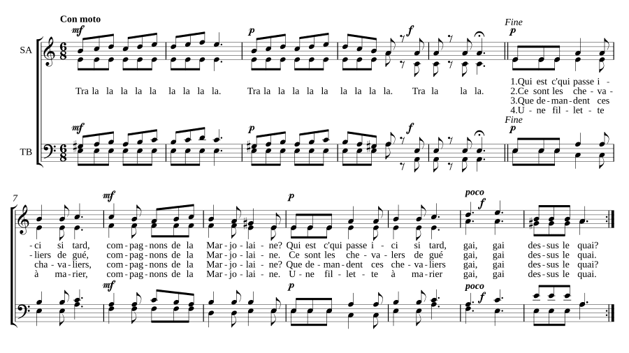 Товарищи Маржолены (Les compagnons de la Marjolaine)