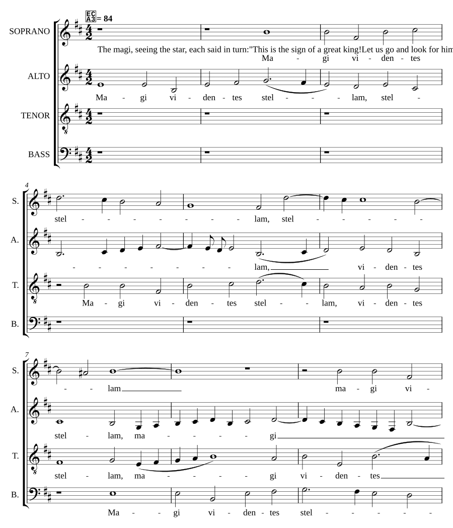 Волхвы, видящие звезду (Magi videntes stellam)