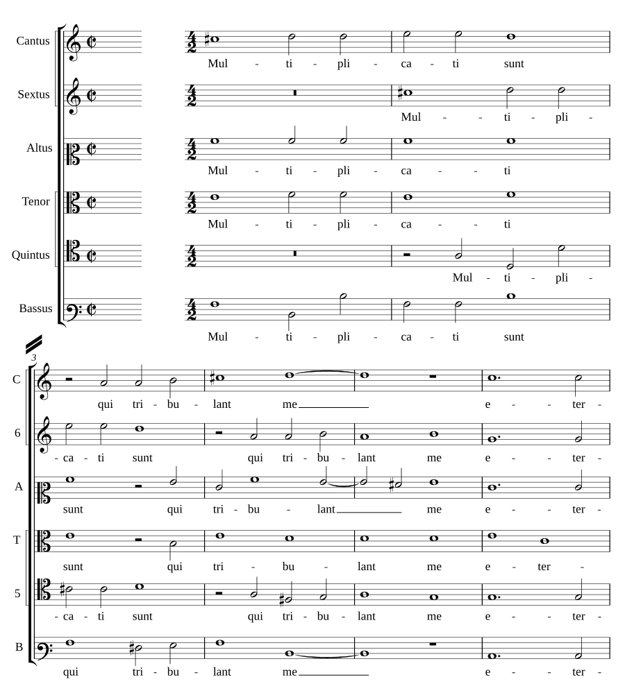 Умножились те, кто меня мучает (Multiplicati sunt qui tribulant me)