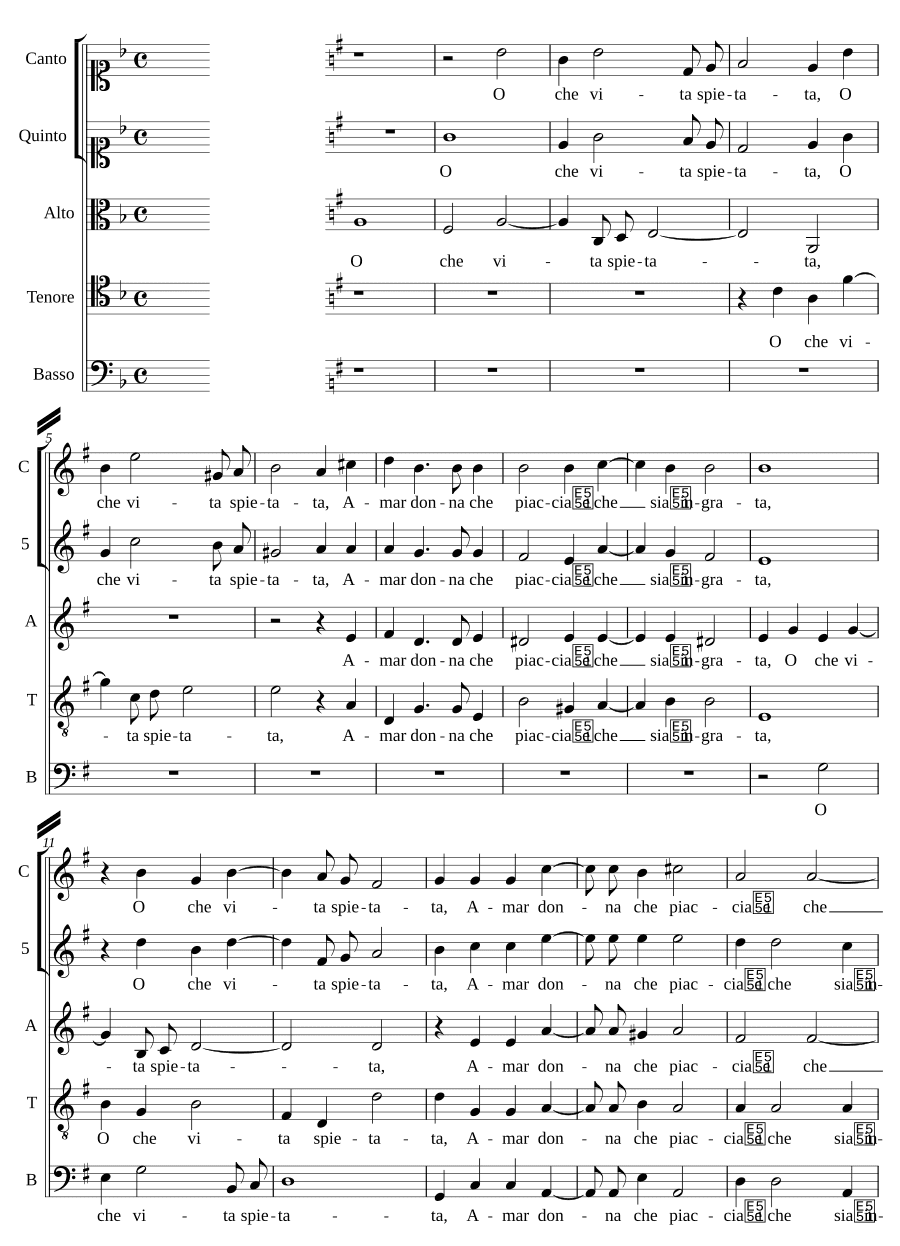 О какая беспощадная жизнь (O che vita spietata)