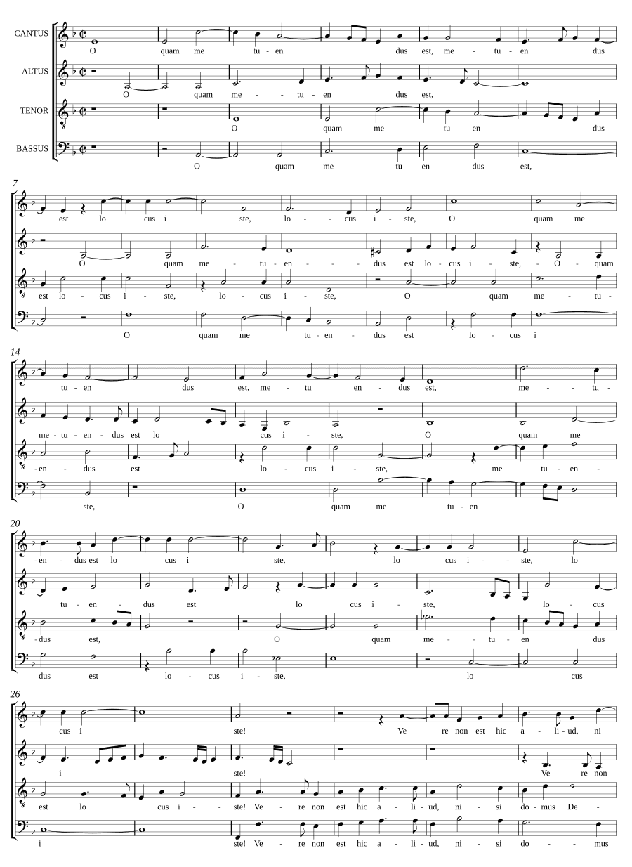 О как страшно (O quam metuendus)