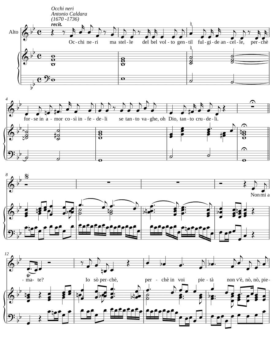 Чёрные глаза (Occhi neri)