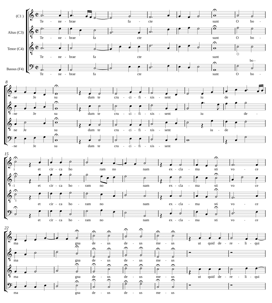 Наступила тьма (Tenebrae factae sunt)