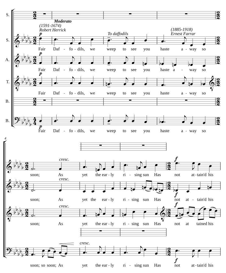 Нарциссам (To daffodils)