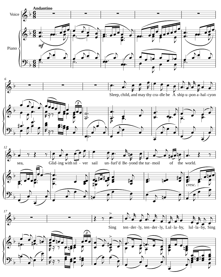 Колыбельная песня (Cradle Song). 12 новых песен