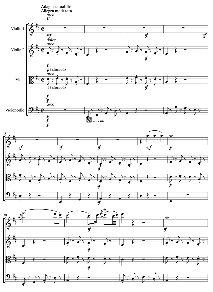 Струнный квартет ре мажор, Hob.III:63, соч. 64 № 5 (String Quartet in D major, Hob.III:63, Op.64 No.5)