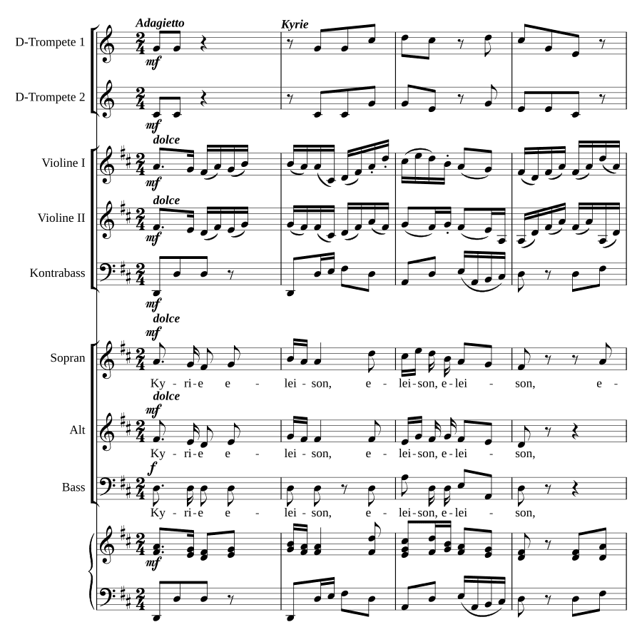 2-я месса для сельских хоров (2. Messe für Landchöre)