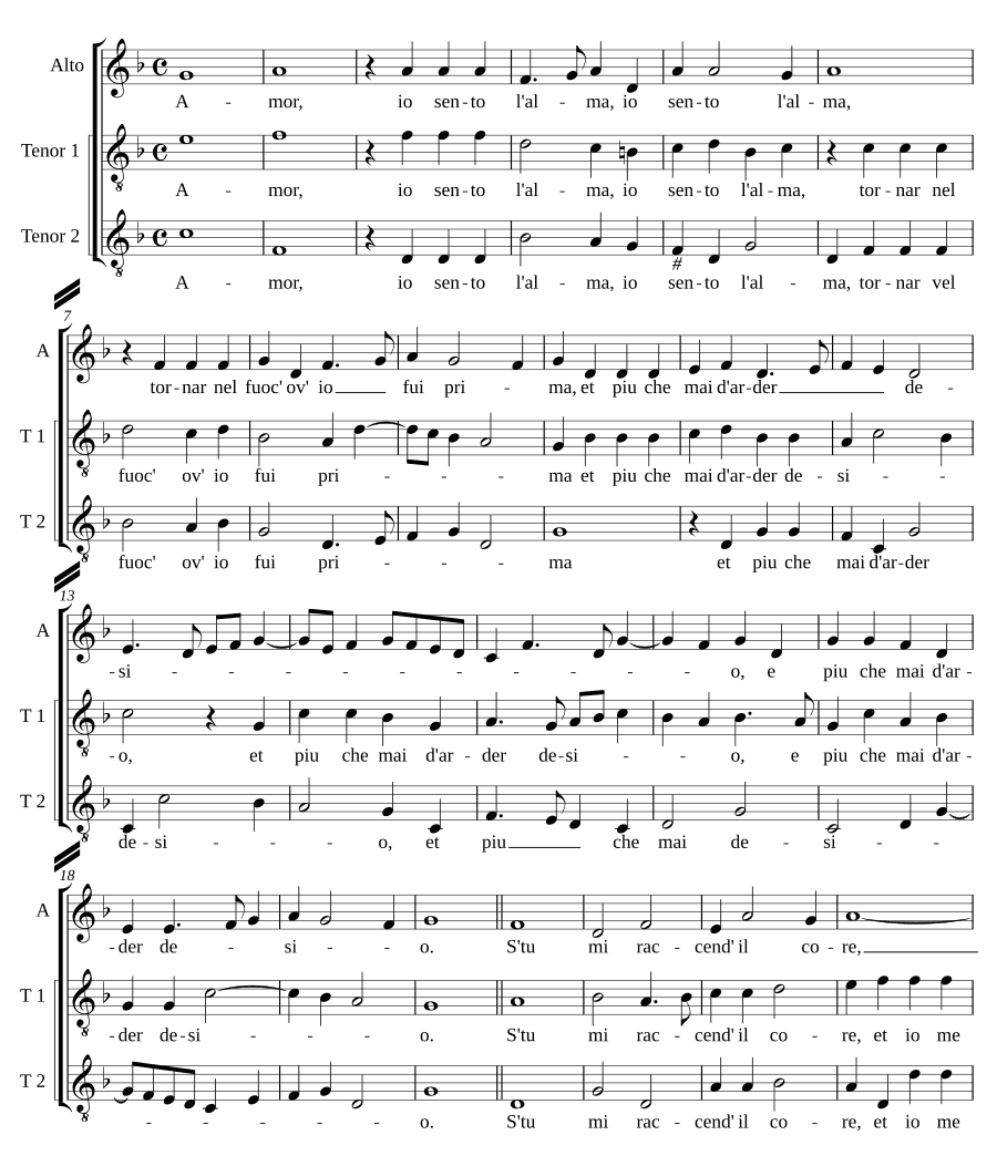 Любовь, я чувствую душу (Amor, io sento l'alma)