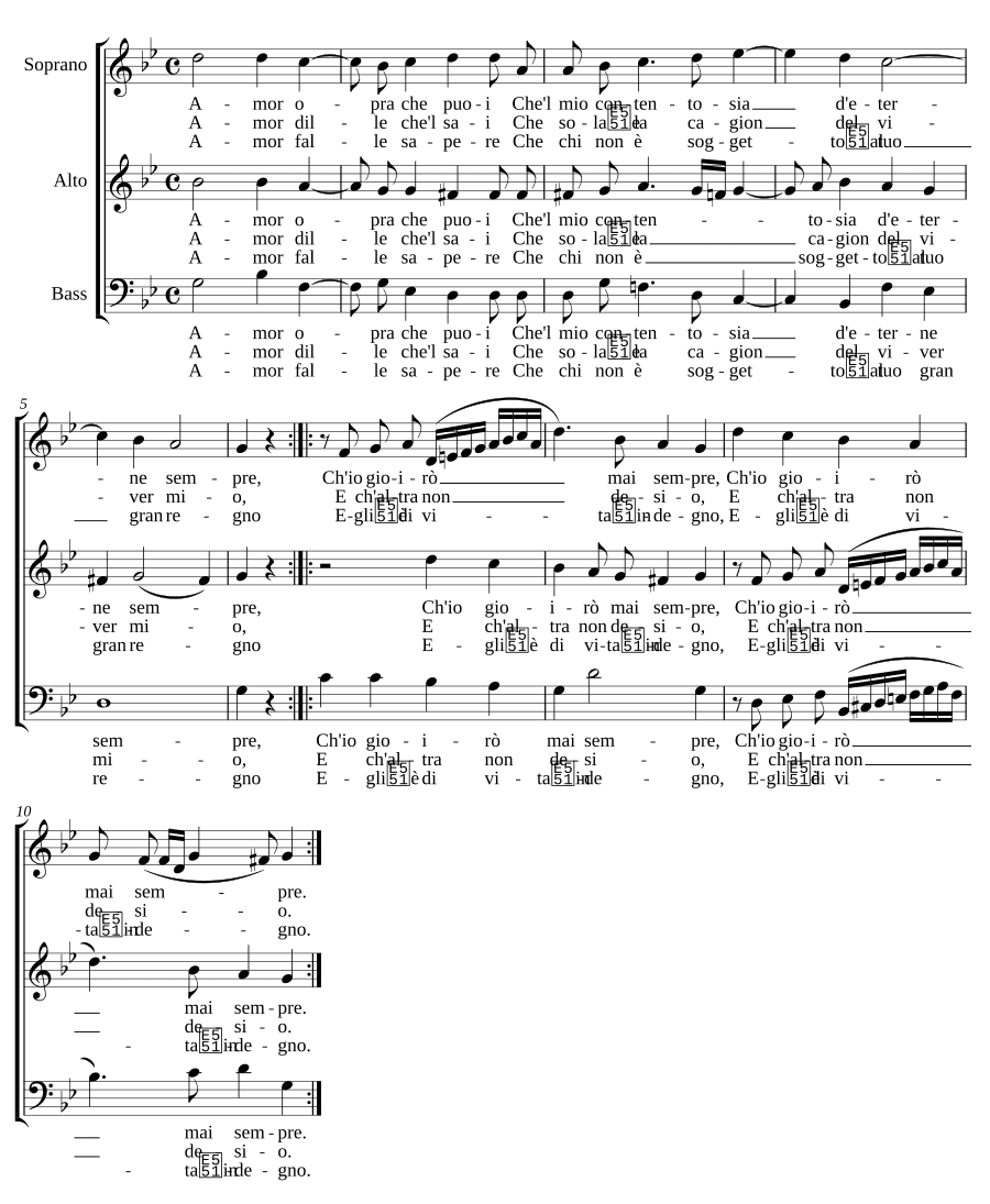 Любовь, делай, что можешь (Amor opra che puoi)