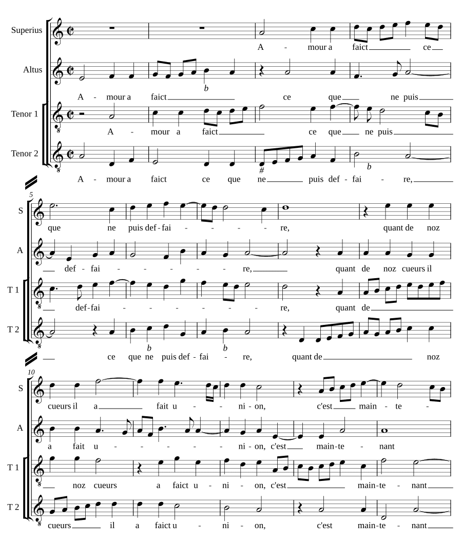 Любовь сделала (Amour a faict)