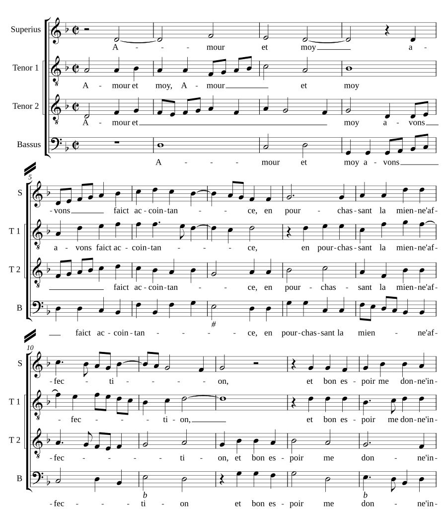 Любовь и я (Amour et moy)