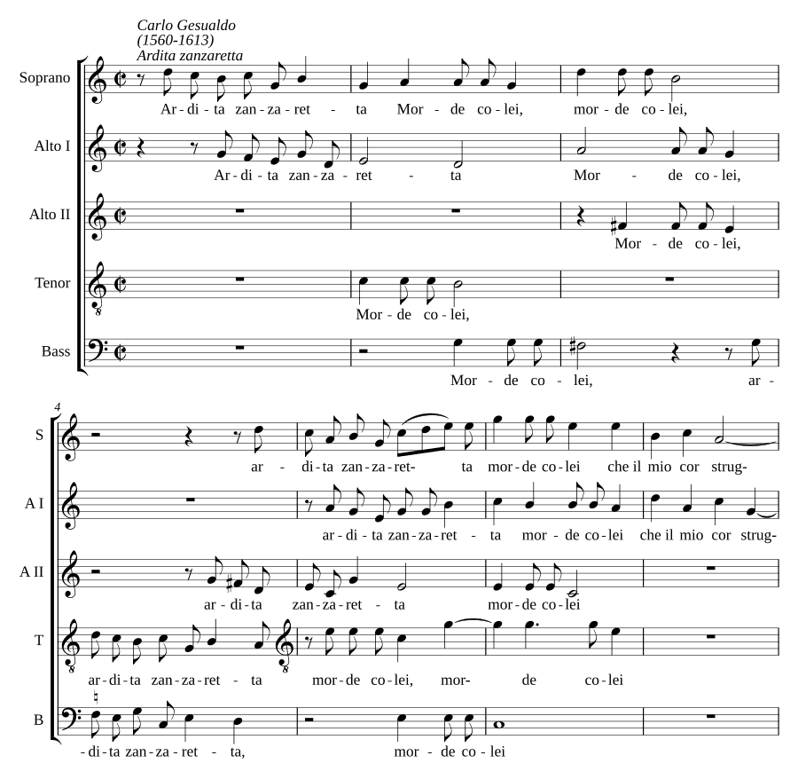 Смелая комариха (Ardita zanzaretta)
