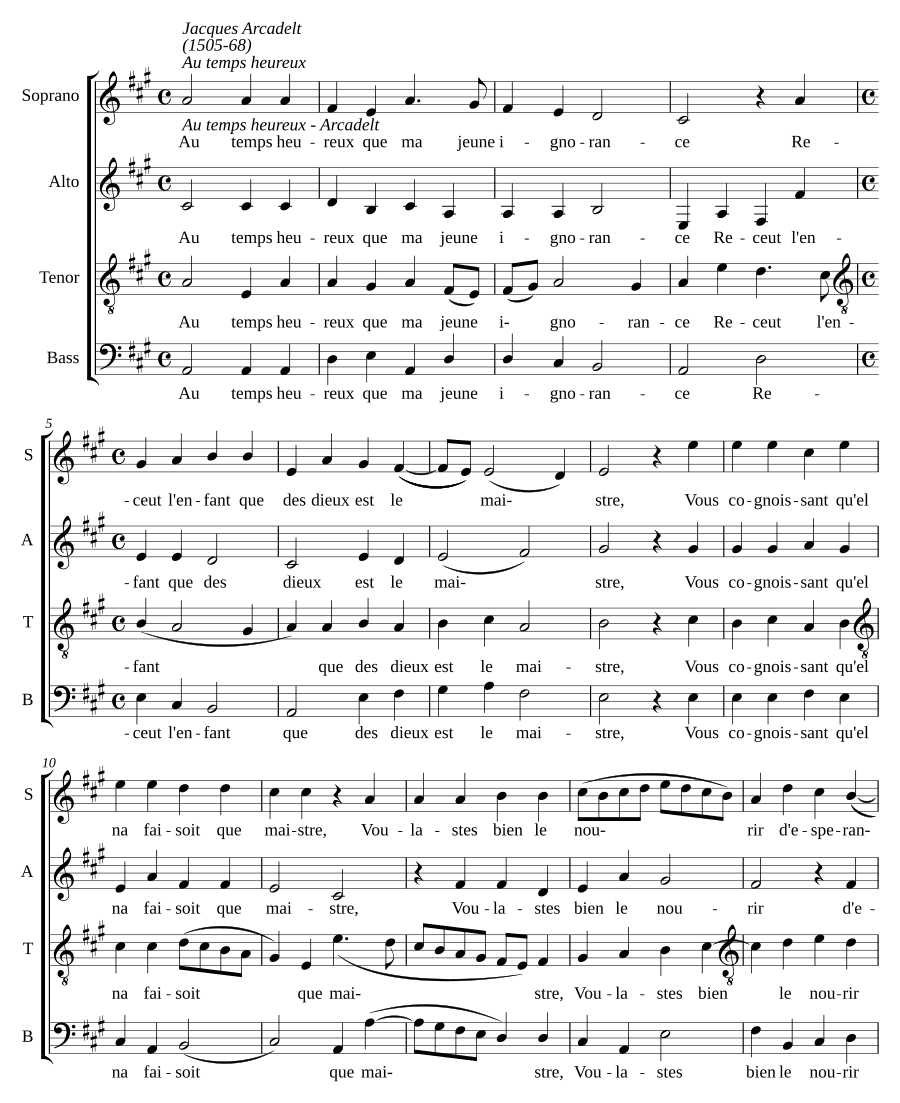 В счастливое время (Au temps heureux)