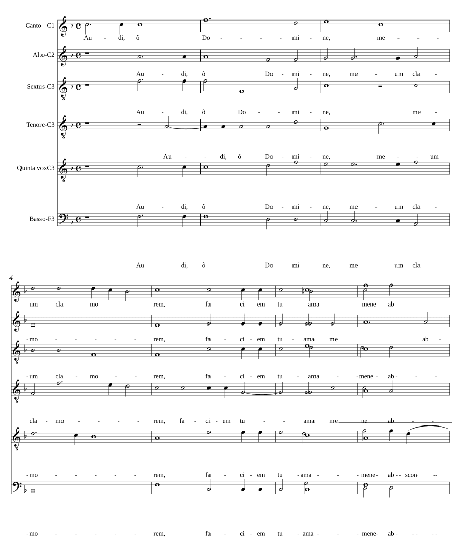 Audi, o Domine, meum clamorem (Psalm 101)