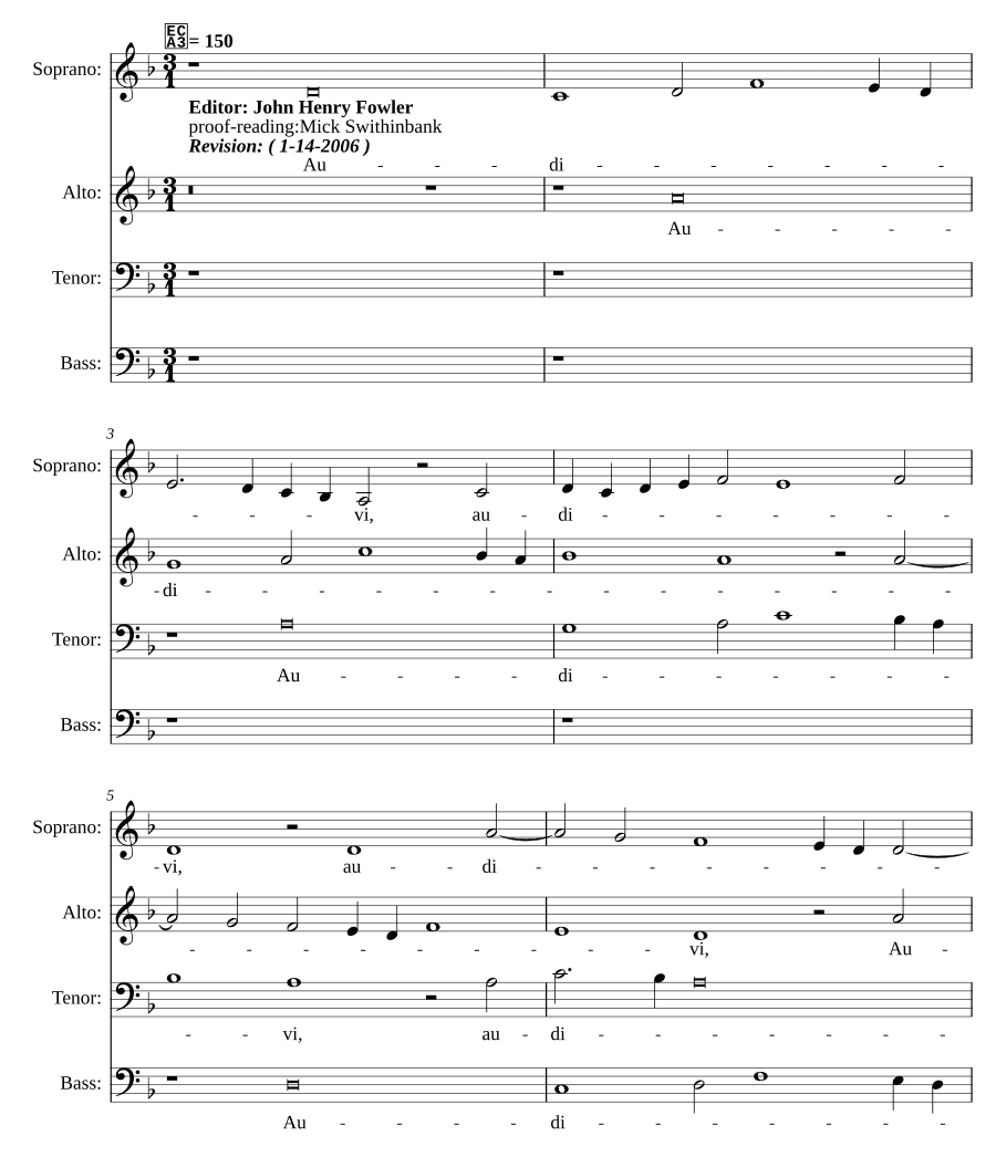 Слышал голос (Audivi vocem)