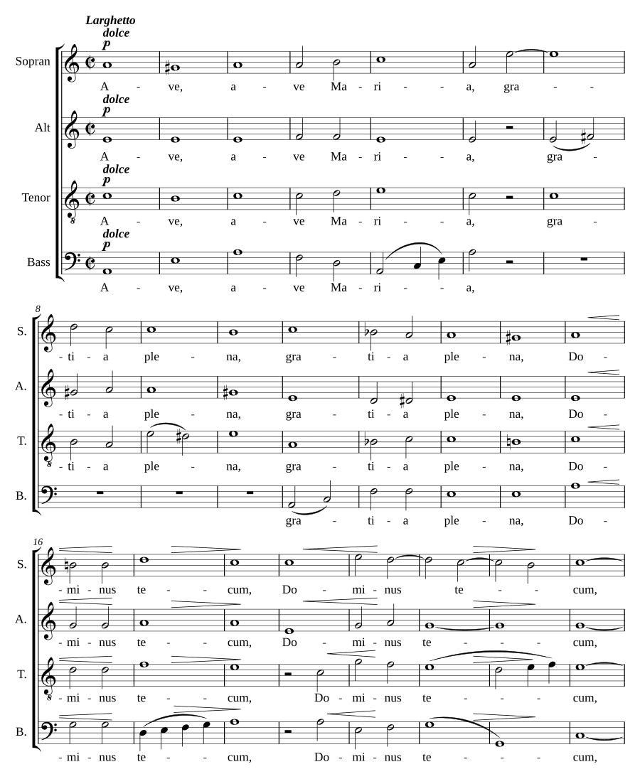 Ave Maria, Op. 9, No. 12