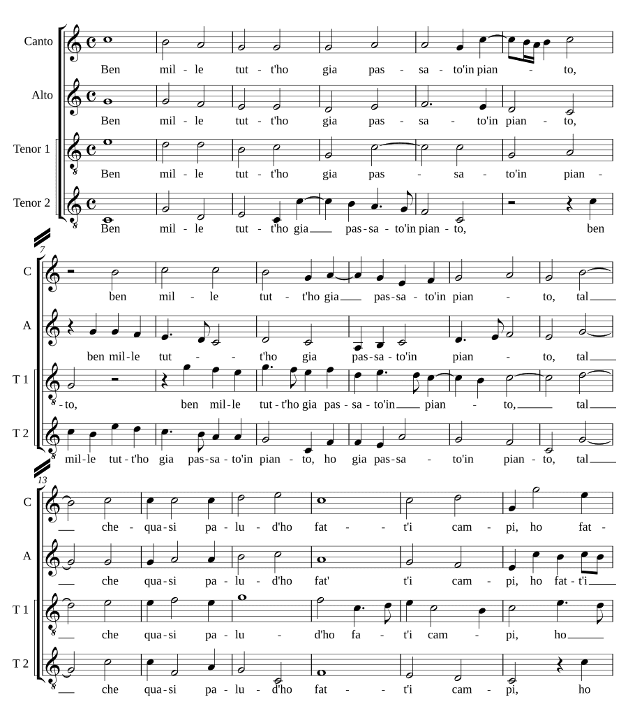 Я тысячу ночей (Ben mille nott'ho)