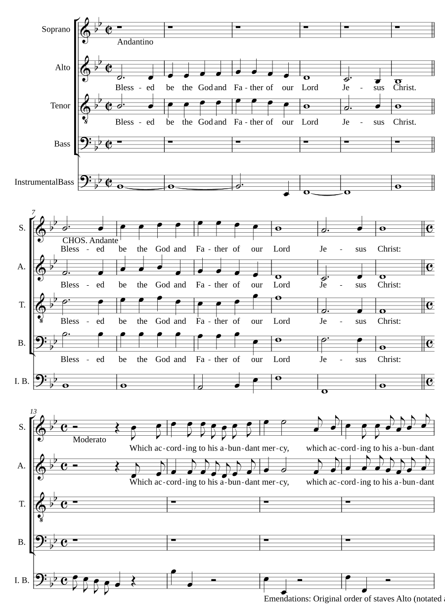 Благословен Бог и Отец (Blessed be the God and Father)