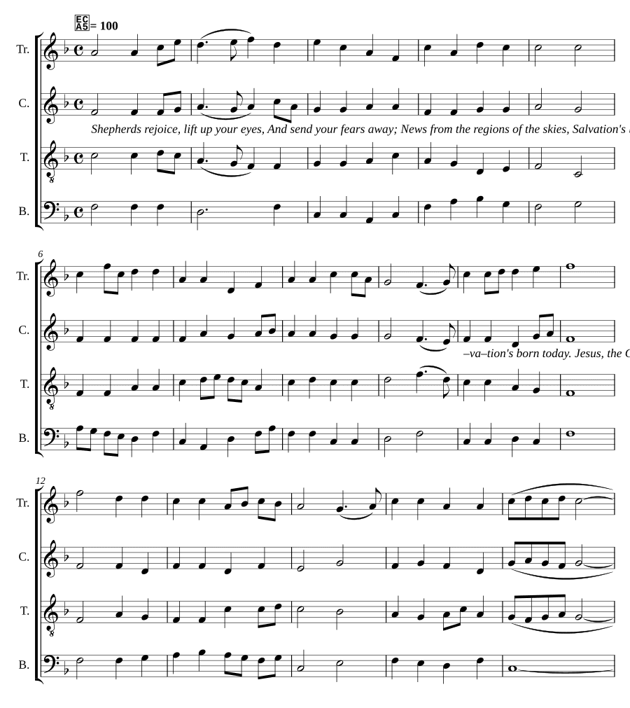Рождественский гимн (Christmas Anthem)