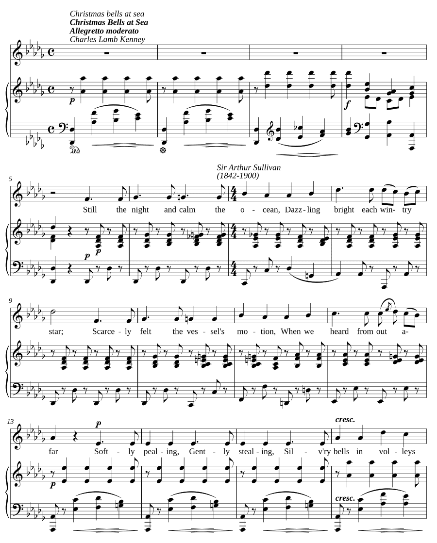Рождественские колокола на море (Christmas bells at sea)