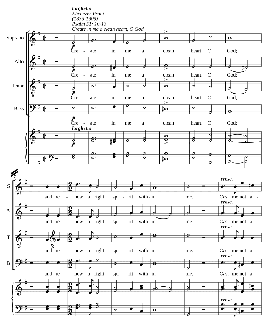 Сотвори во мне чистое сердце, Боже (Create in me a clean heart, O God)