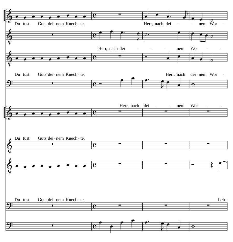 Лебединая песня: № 5, SWV 486 (Der Schwanengesang: No. 5, SWV 486)