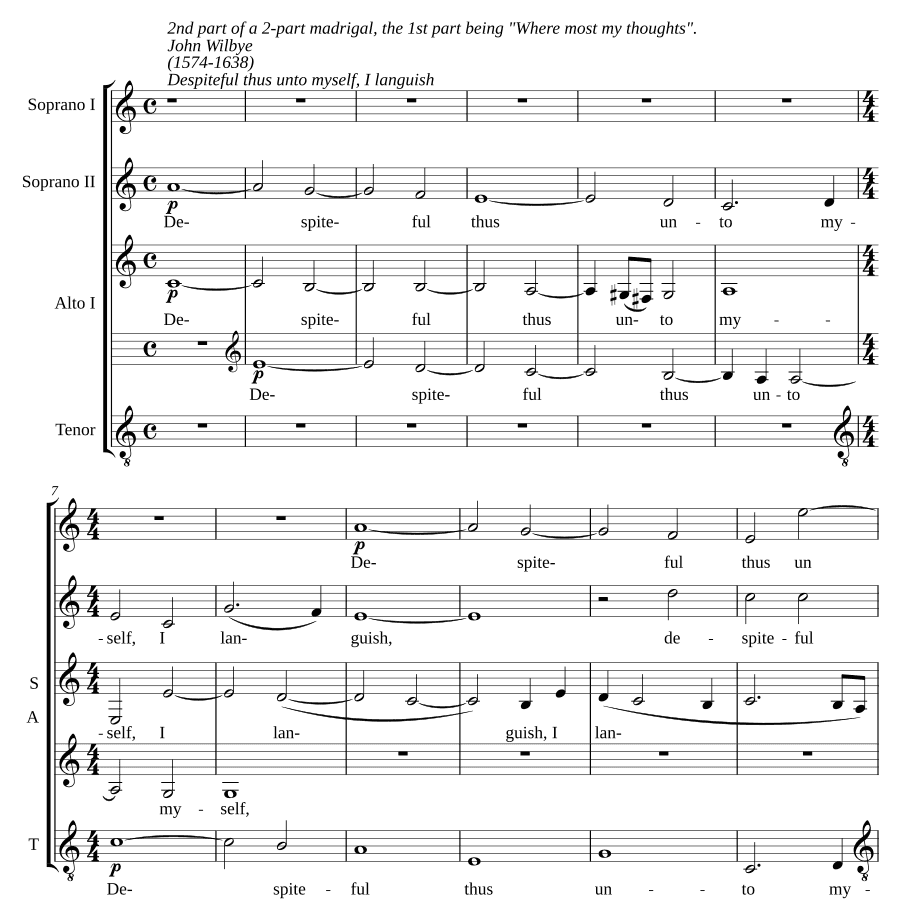 Так жестоко к себе я отношусь, томлюсь (Despiteful thus unto myself, I languish)