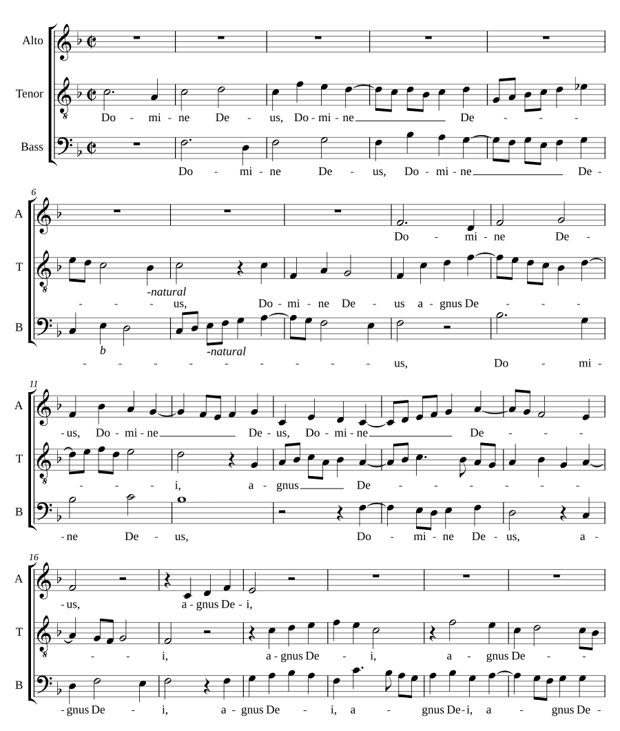 Domine Deus agnus Dei