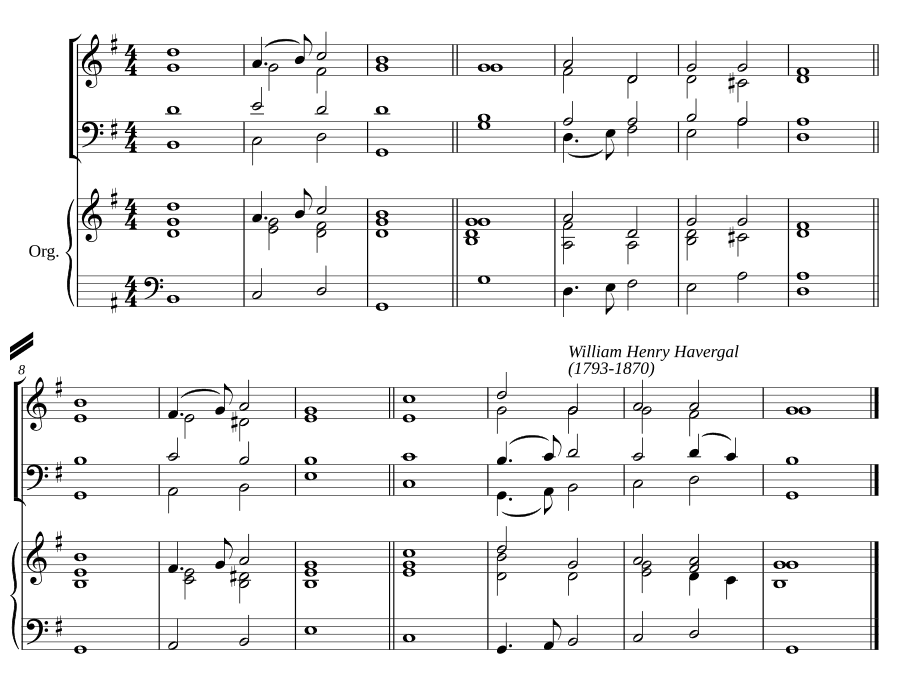 Двойной распев соль мажор VI (Double chant in G major VI)